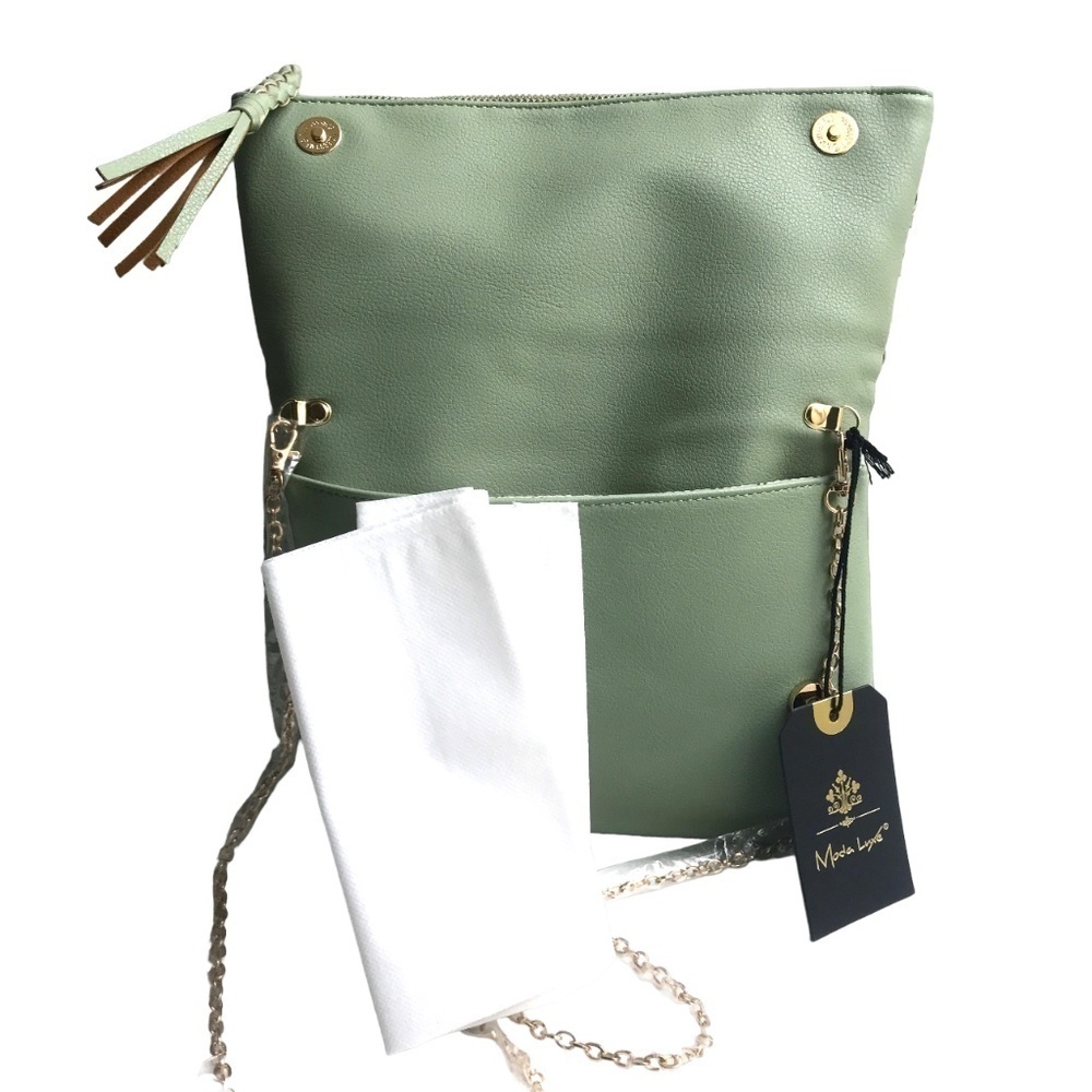NWT Moda Luxe Marisole Crossbody Clutch + Dust Bag - Picture 15 of 16